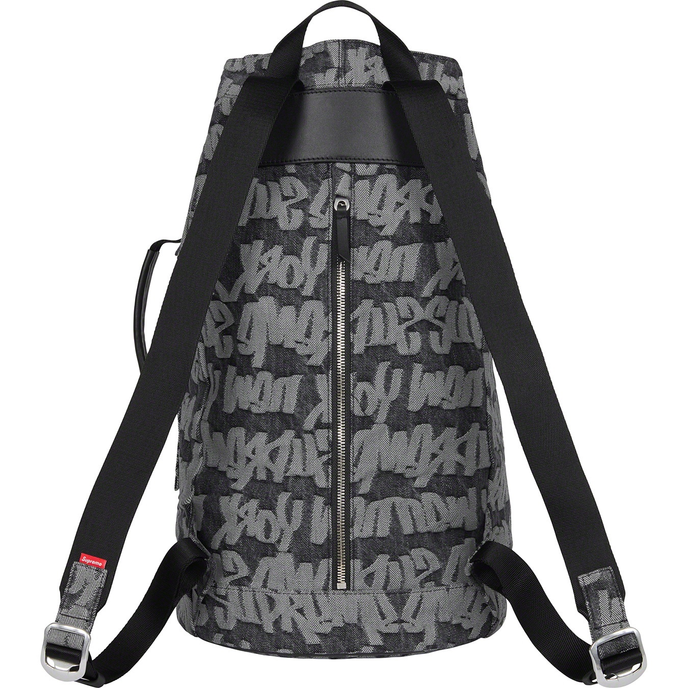 Fat Tip Jacquard Denim Backpack view 3
